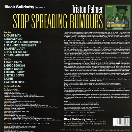 Triston Palmer - Stop Spreading Rumors (180g)