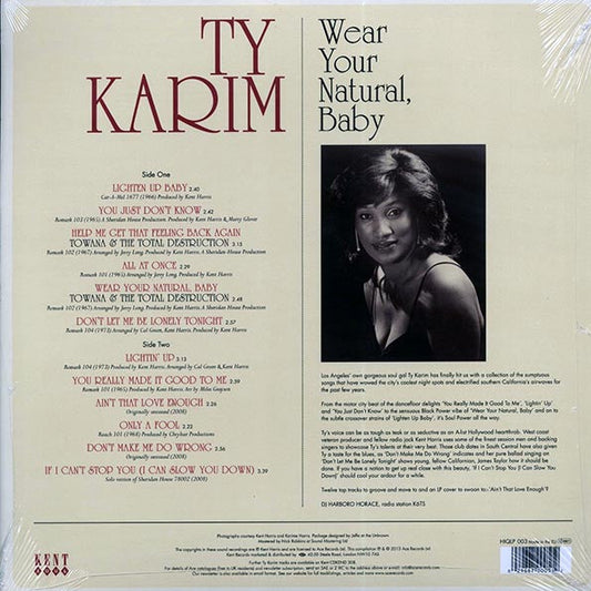 Ty Karim - Wear Your Natural, Baby (180g)