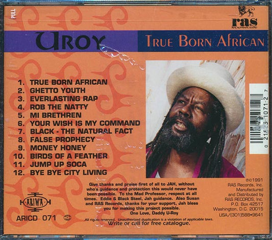 U Roy - True Born African (marked/ltd stock)