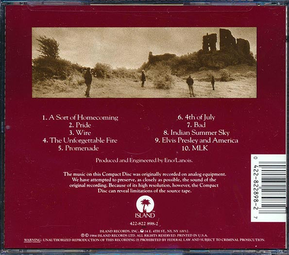U2 - The Unforgettable Fire