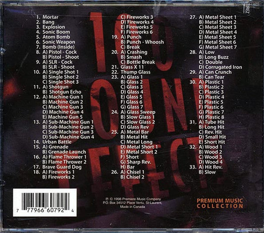 Various - 100 Sound Effects Volume 1