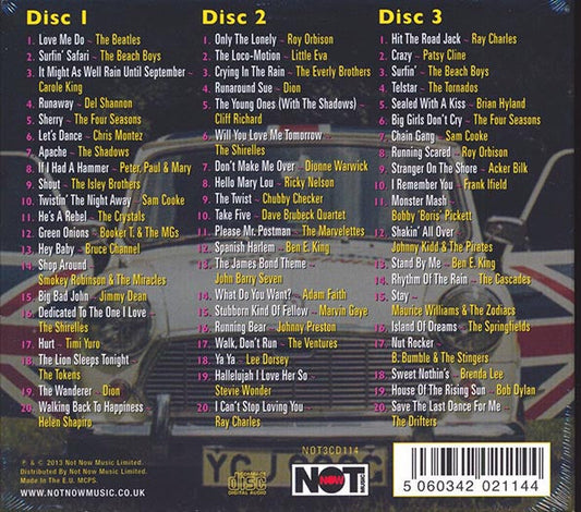 Various - 60 Hits Of The 60s (60 tracks) (3xCD) (deluxe 3-fold digipak)