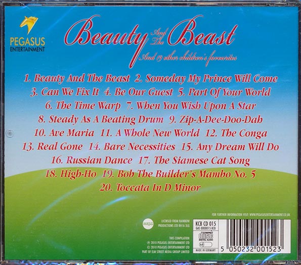 Various - Beauty & The Beast, And 19 Other Children's Favourites (20 tracks)