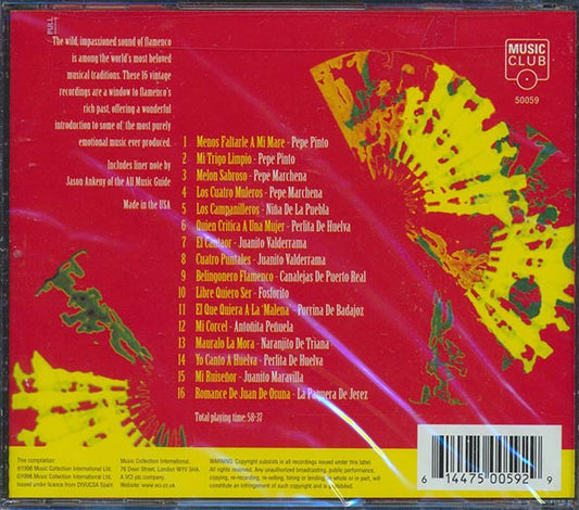 Various - El Sonido De Flamenco: 16 Traditional Songs From The Heart Of Spain