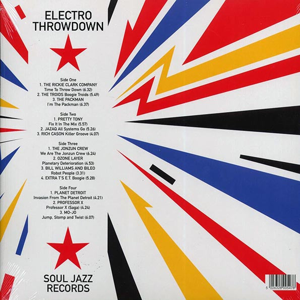 Various - Electro Throwdown: Sci-Fi Inter-Planetary Electro Attack On Planet Earth 1982-89 (2xLP)