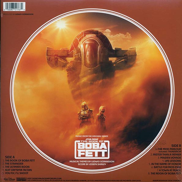 Various - Star Wars: The Book Of Boba Fett, Music From The Original Series (picture disc)