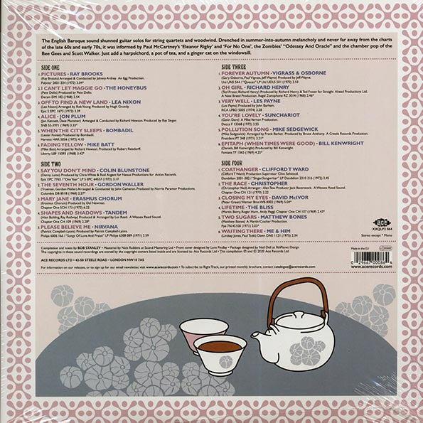 Various - Tea & Symphony: The English Baroque Sound 1968-1974 (2xLP) (180g) (colored vinyl)