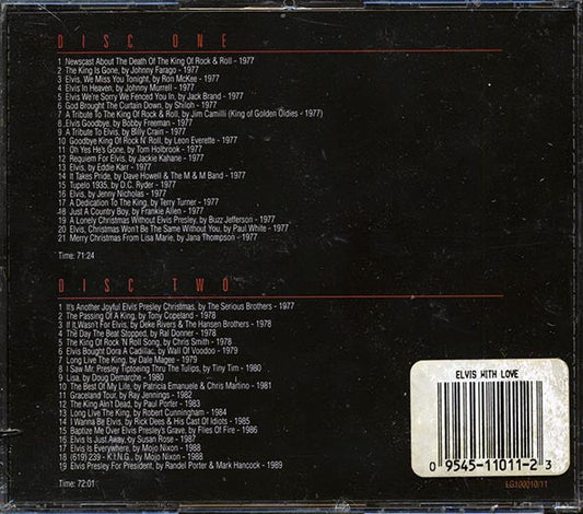 Various - To Elvis, With Love: A Total Collection Of 40 Of The Rarest Elvis Presley Tribute Songs (40 tracks) (2xCD)