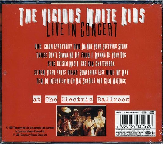 Vicious White Kids - Sid Vicious In Vicious White Kids Live