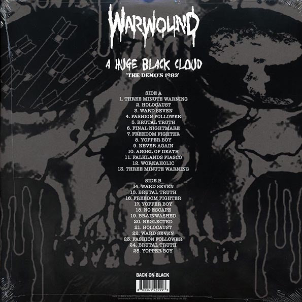 Warwound - A Huge Black Cloud: The Demo's 1983 (ltd. ed.) (clear vinyl)