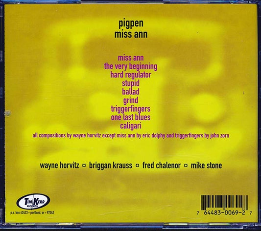 Wayne Horvitz & Pigpen - Miss Ann (marked/ltd stock)