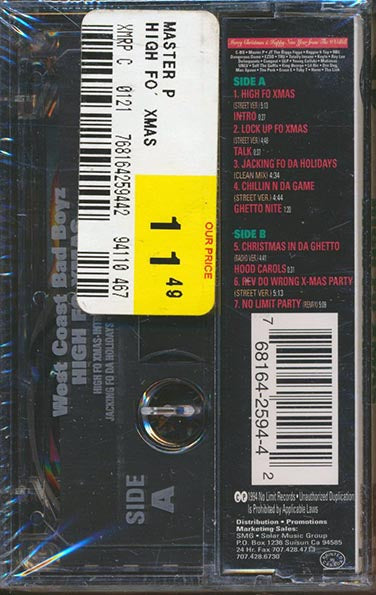 West Coast Bad Boyz - High Fo Xmas (orig. press)