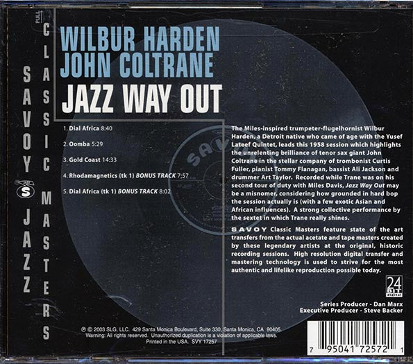 Wilbur Harden, John Coltrane - Jazz Way Out