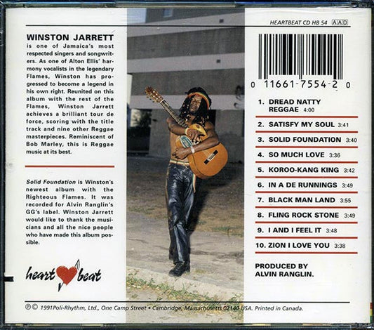 Winston Jarrett - Solid Foundation (marked/ltd stock)