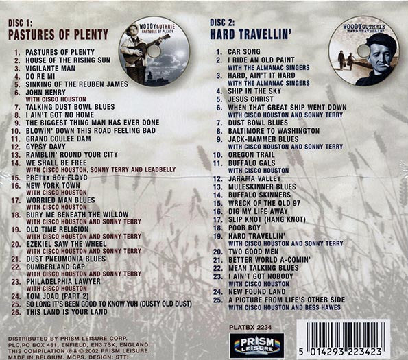 Woody Guthrie - The Ultimate Collection: 51 Ground Breaking Recordings (51 tracks) (2xCD)