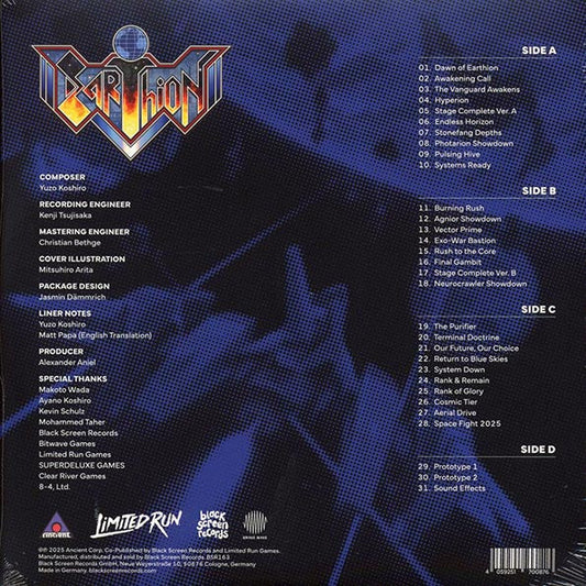 Yuzo Koshiro - Earthion (2xLP) (blue vinyl)