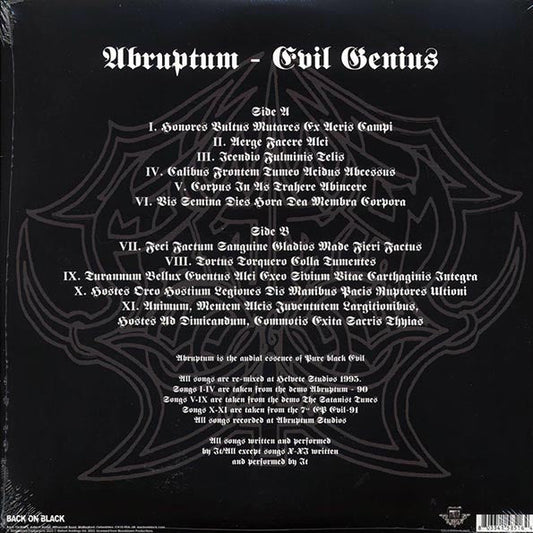 Abruptum - Evil Genius (ltd. ed.) (red vinyl)