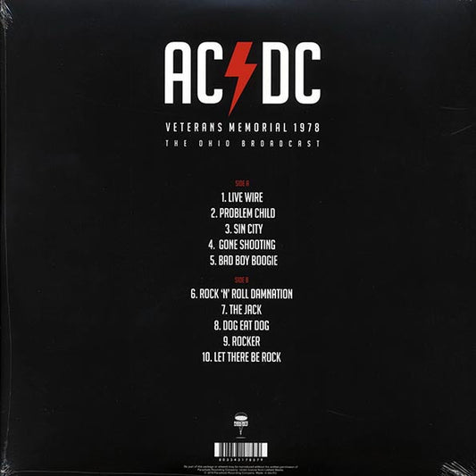 AC/DC - Veterans Memorial 1978: The Ohio Broadcast (ltd. ed.) (red vinyl)
