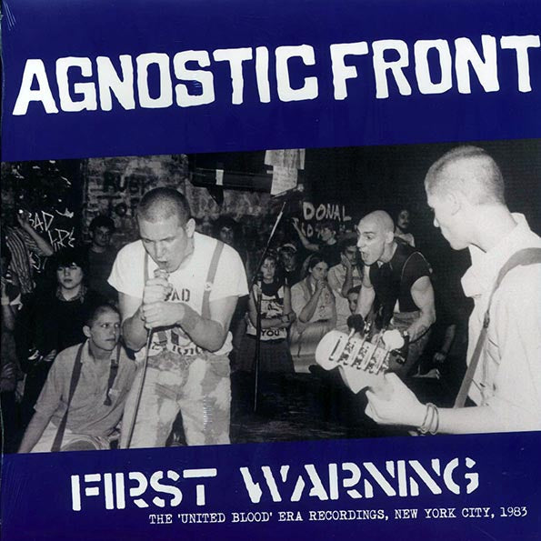 Agnostic Front - First Warning: The United Blood Era Recordings, New York City, 1983 (ltd. ed.) (blue vinyl)