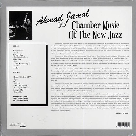 Ahmad Jamal - Chamber Music Of The New Jazz