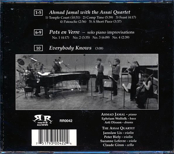 Ahmad Jamal - With Assai Quartet