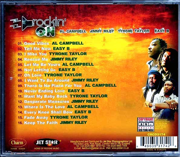 Al Campbell, Tyrone Taylor, Easy B, Jimmy Riley - Rockin On