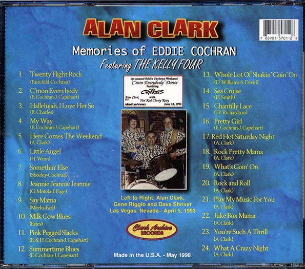 Alan Clark - Memories Of Eddie Cochran (24 tracks)