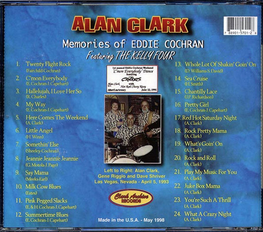 Alan Clark - Memories Of Eddie Cochran (24 tracks)