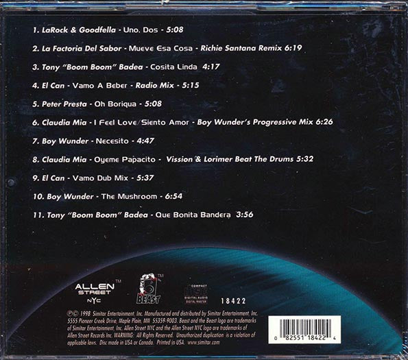 Allen Street, Lou Boogie, Boy Wunder, Etc. - Latino Dance Party: Bajo Techno