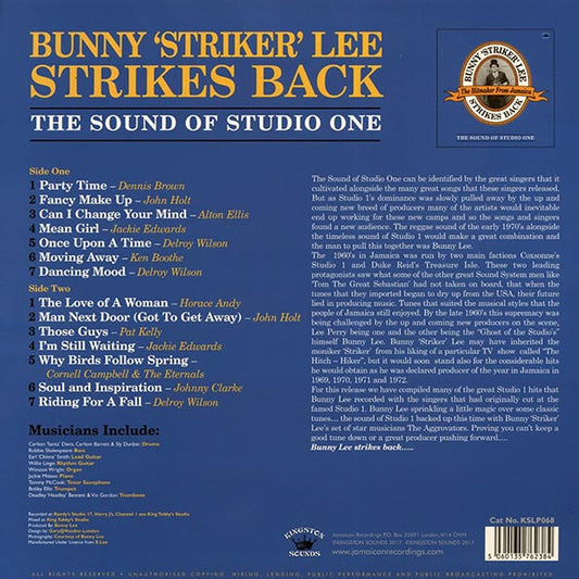 Alton Ellis, Ken Boothe, Dennis Brown, Etc. - Bunny Strikes Lee Strikes Back: The Sound Of Studio One, The Hitmaker From Jamaica (180g)