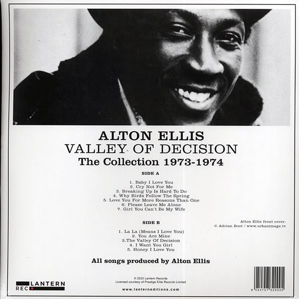Alton Ellis - Valley Of Decision: The Collection 1973-1974 (ltd. ed.)