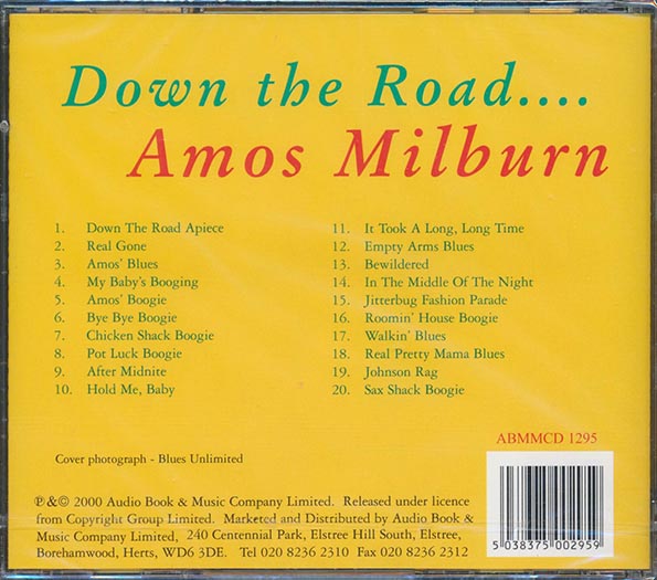 Amos Milburn - Down The Road