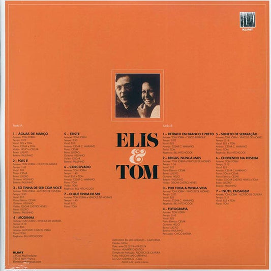 Antonio Carlos Jobim, Elis Regina - Elis & Tom (orange vinyl)
