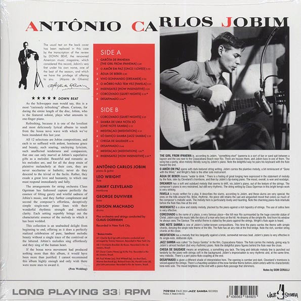 Antonio Carlos Jobim - The Girl From Ipanema (+4 bonus tracks) (ltd. ed.) (180g)