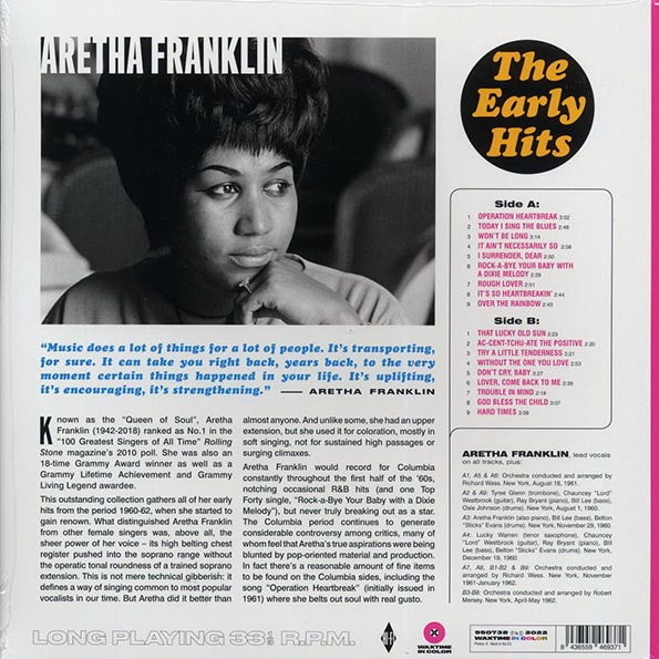 Aretha Franklin - The Early Hits (ltd. ed.) (180g) (pink vinyl)