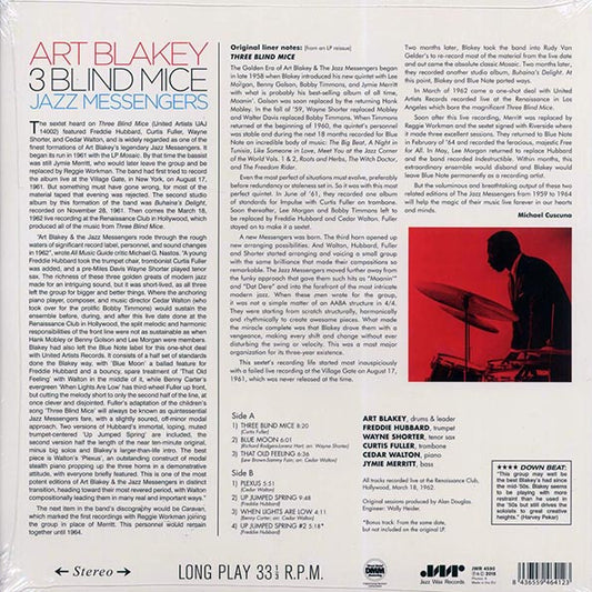 Art Blakey & The Jazz Messengers - 3 Blind Mice (+bonus track) (ltd. ed.) (180g) (remastered)