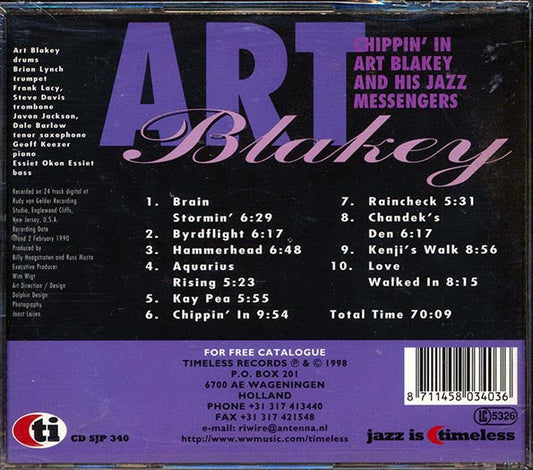 Art Blakey & The Jazz Messengers - Chippin' In