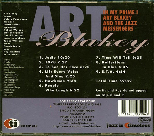 Art Blakey & The Jazz Messengers - In My Prime I