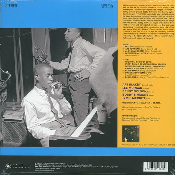 Art Blakey & The Jazz Messengers - Moanin’ (+2 bonus tracks) (ltd. ed.) (180g)