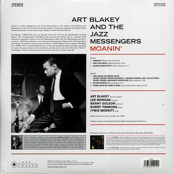Art Blakey & The Jazz Messengers - Moanin' (ltd. ed.) (180g)