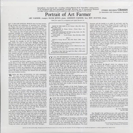 Art Farmer - Portrait Of Art Farmer (180g)