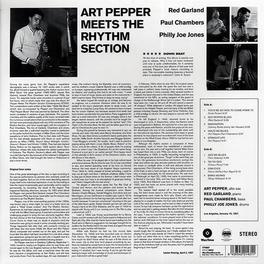Art Pepper - Art Pepper Meets The Rhythm Section (ltd. ed.) (180g)