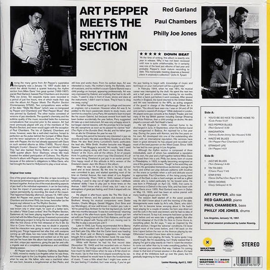 Art Pepper - Art Pepper Meets The Rhythm Section (ltd. ed.) (180g) (yellow vinyl)