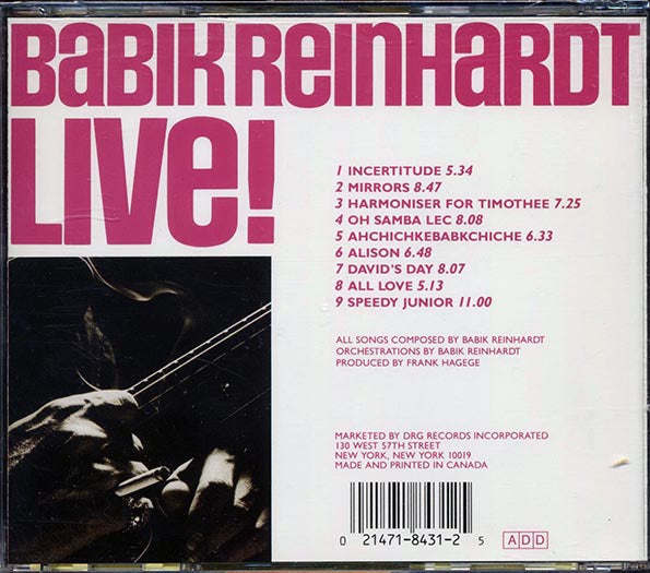 Babik Reinhardt - Live