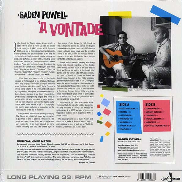 Baden Powell - À Vontade (+3 bonus tracks) (ltd. ed.) (180g)