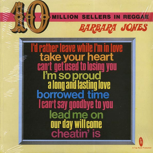 Barbara Jones - 10 Million Sellers In Reggae (orig. press)