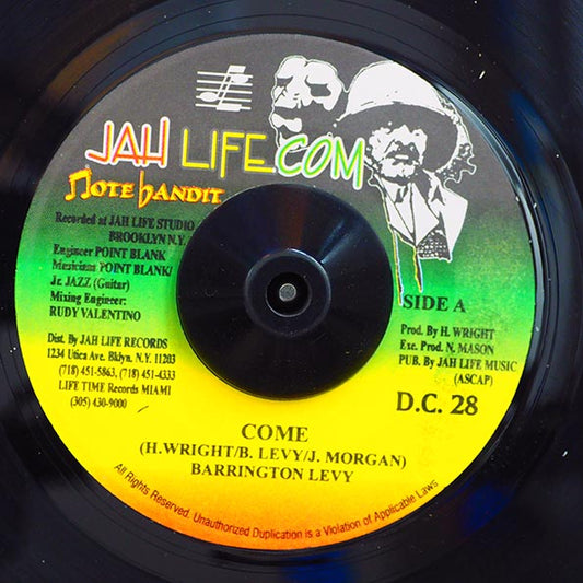 Barrington Levy - Come  /  Secret - Anyway (rhythm: "R & D")