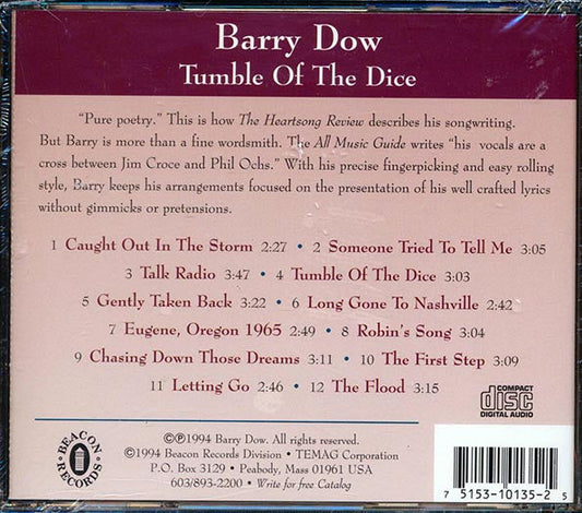 Barry Dow - Tumble Of The Dice