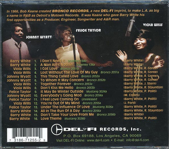 Barry White, Viola Wills, Johnny Wyatt, Felice Taylor - Boss Soul: The Genius Of Barry White
