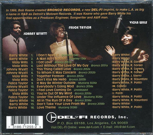 Barry White, Viola Wills, Johnny Wyatt, Felice Taylor - Boss Soul: The Genius Of Barry White